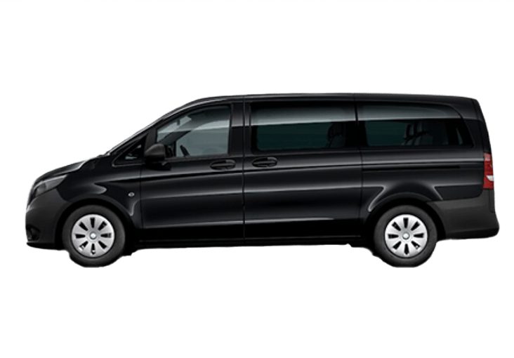 Black Vito Mini Van for VIP Taxi Services in Arlberg